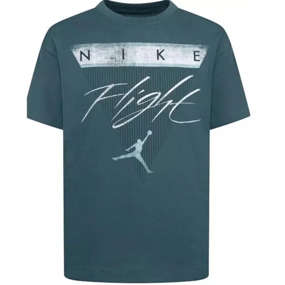 Jordan Nike Kids Flight Jumpman T-Shirt NWT - Size S - Green